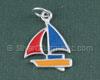 Enamel Sailboat Charm
