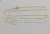 1.2mm Gold Filled Flat Cable Chain w/ Spring Ring