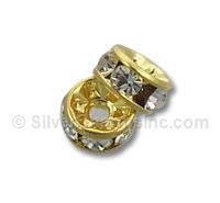 5mm Gold Plated Bead 10pcs