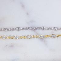 CZ Marquise Chain By Foot