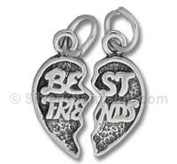 Small Best Friends Charm