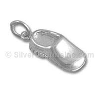 Sterling Silver Clog Shoe Charm