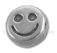 Smiley Face Bali Bead