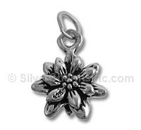 Sterling Silver Christmas Flower Charm