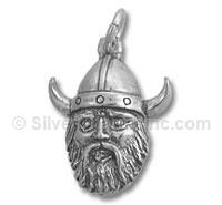 Vikings Head Charm