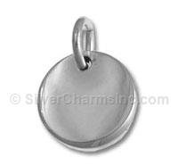 Engravable Disc 15mm Round Tag Charm