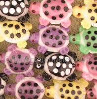 Spotted Turtle Lampwork Glass Beads