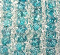 Teal Glass Beads