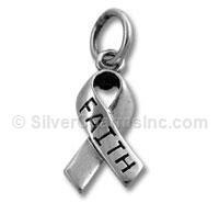 "Faith" Awareness Ribbon Charm