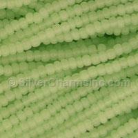 2mm Green Seed Beads