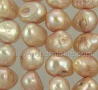 Freshwater Pink Nugget Pearls