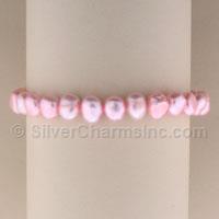 Pink Potato Pearl Stretch Bracelet
