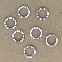 6mm x 1mm Silver Open Jump Ring