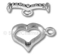 14mm x 19mm Heart Toggle