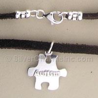 "Autism" Puzzle Necklace