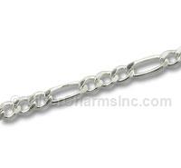 3mm Silver Figaro Chain