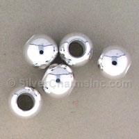 8mm Silver Spacer Beads 100pcs