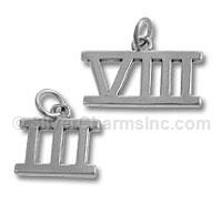 Sterling Silver Roman Numbers