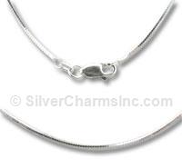 1.5mm 8 Sided Snake Chain