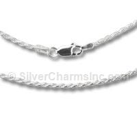 1.5mm Silver Rope Chain