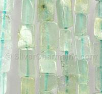 Rectangular Aquamarine Beads