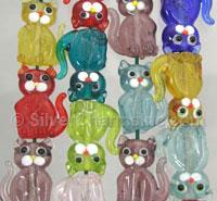 Cat Glass Beads