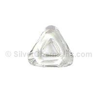 Triangle Crystal Spacer Bead