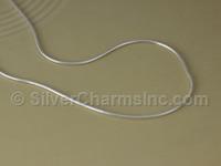 Silver 0.75mm Thin Snake Chain