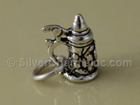 Silver Small Beer Stein Charm