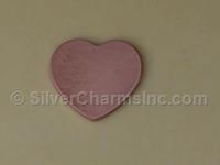 Copper Heart Stamping Blank