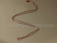 Rose Gold Beaded Chain