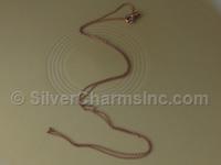 Rose Gold Plated Diamond Cut Cable Chain