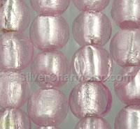 Lite Pink Lampwork Beads