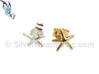 Gold Filled Starfish Post Earrings