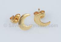 Gold Filled Cresent Moon Earrings