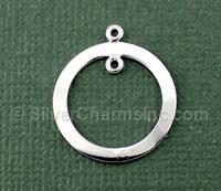 Silver Earring Finding Washer