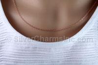 Rose Gold Filled 1.4mm Flat Cable Chain