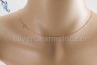 Rose Gold Filled 1.2mm Flat Cable Chain 1132F