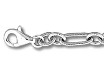 Silver chain with lobster clasp