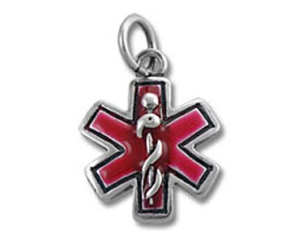 Red Star of Life medical alert pendant