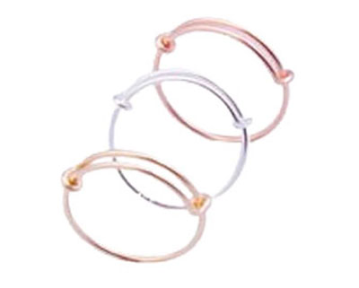 Tri-color thin minimalist hoop earrings