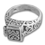 Silver Prayer Box Ring