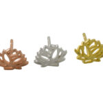 Lotus Flower Stud Earrings