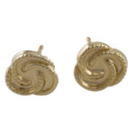 Gold Filled Swirl Shape Earrings
