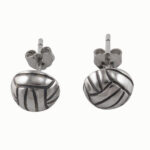 8mm Soccer Ball Earrings