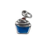 Turquoise Cupcake Charm