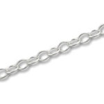 Silver Oval Link