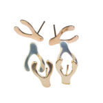 Wishbone Stud Earrings