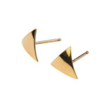Geometric Triangle Stud Earrings