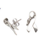 Awareness Ribbon Post Earrings